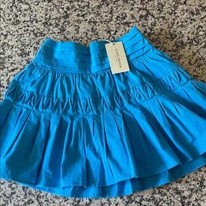 Ramy Brook Vibrant Blue A-Line Skirt